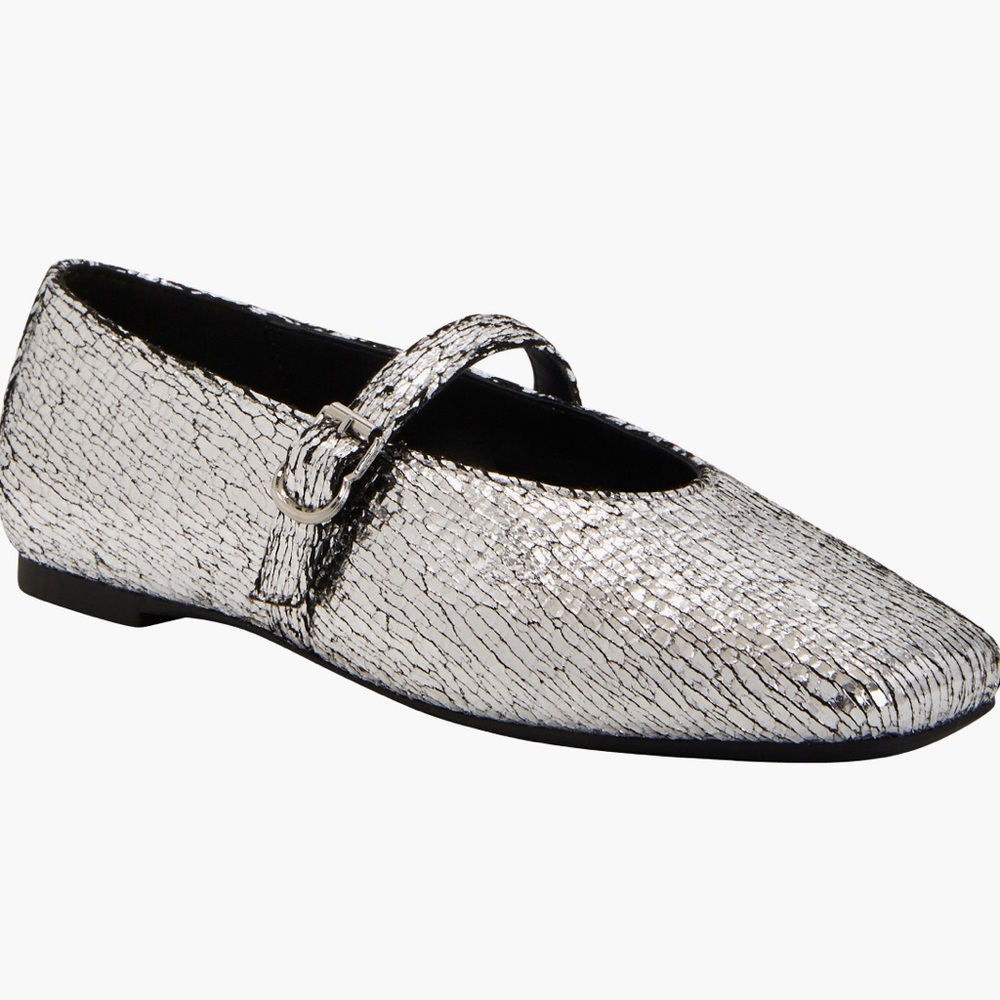 Katy Perry Edie Silver Mary Jane Shoes